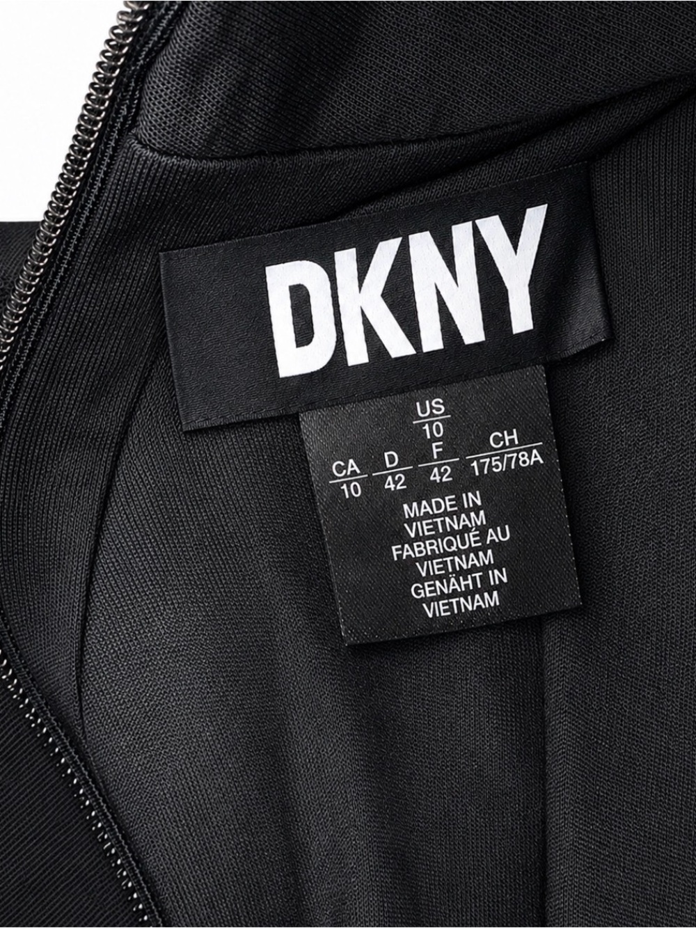 DKNY Sleeveless V Neck Pant Jumpsuit - Picture 7 of 7